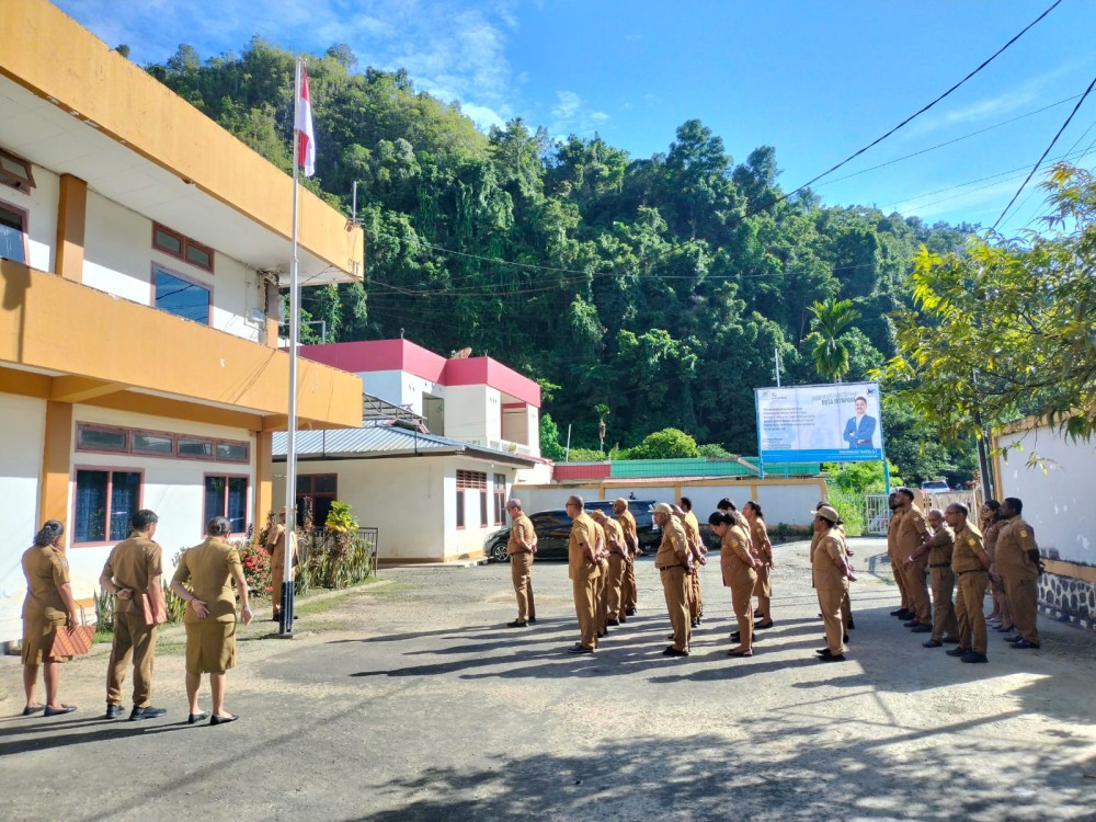 Senin, 16 Juni 2025_Apel pagi dihalaman Kantor BPPK Prov. Papua