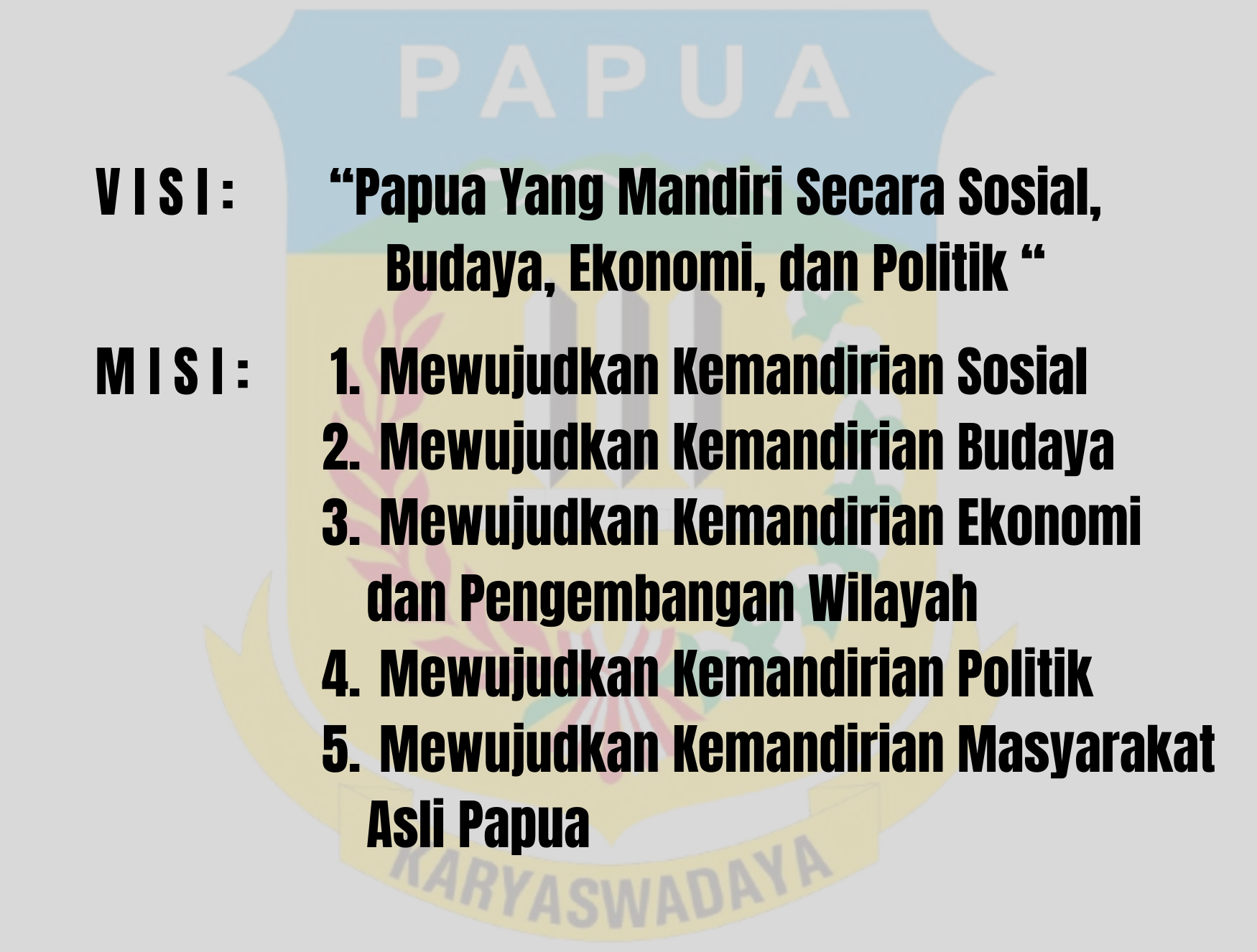 Visi Misi